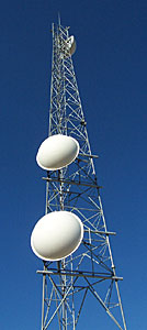 Agile Microwave Radio Tower at Tailem Bend